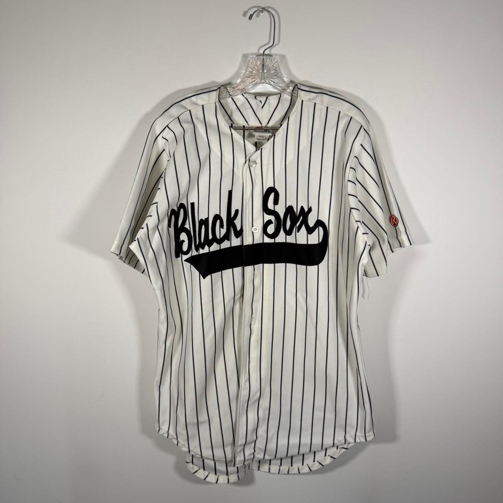 vintage Baltimore Black Sox League button-front baseball jersey
